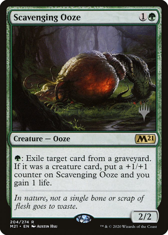 Scavenging Ooze (Promo Pack) [Core Set 2021 Promos] | PLUS EV GAMES 