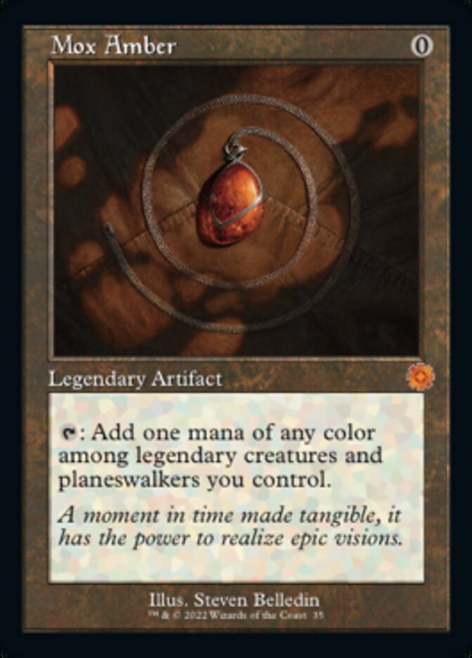 Mox Amber (Retro) [The Brothers' War Retro Artifacts] | PLUS EV GAMES 