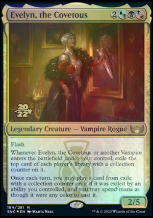 Evelyn, the Covetous [Streets of New Capenna Prerelease Promos] | PLUS EV GAMES 