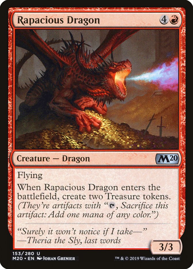 Rapacious Dragon [Core Set 2020] | PLUS EV GAMES 