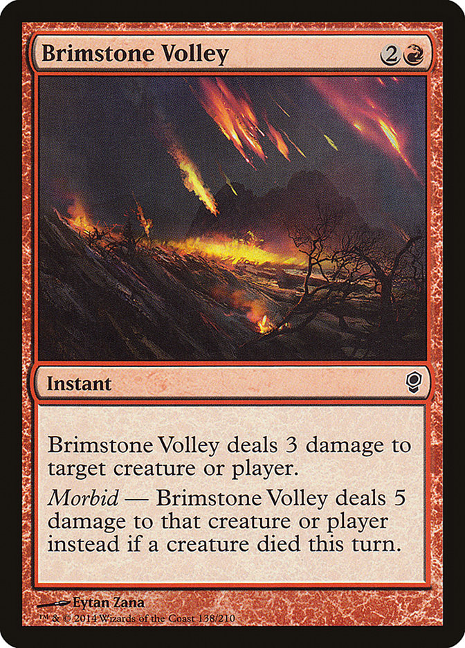 Brimstone Volley [Conspiracy] | PLUS EV GAMES 