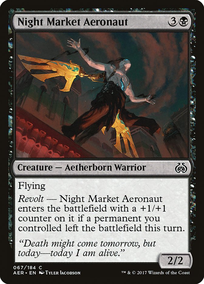 Night Market Aeronaut [Aether Revolt] | PLUS EV GAMES 
