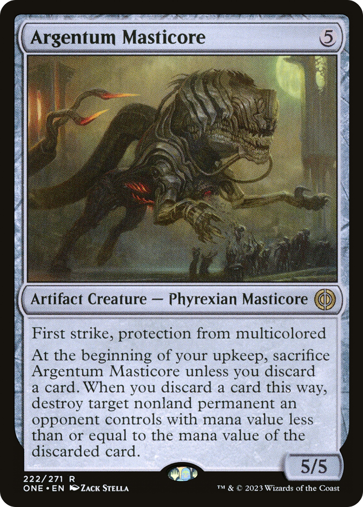 Argentum Masticore [Phyrexia: All Will Be One] | PLUS EV GAMES 