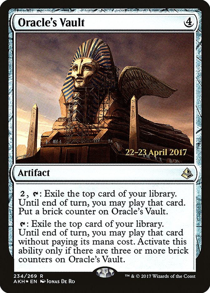 Oracle's Vault  [Amonkhet Prerelease Promos] | PLUS EV GAMES 