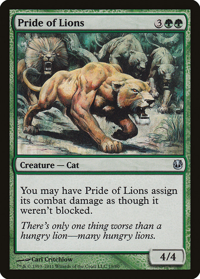 Pride of Lions [Duel Decks: Ajani vs. Nicol Bolas] | PLUS EV GAMES 