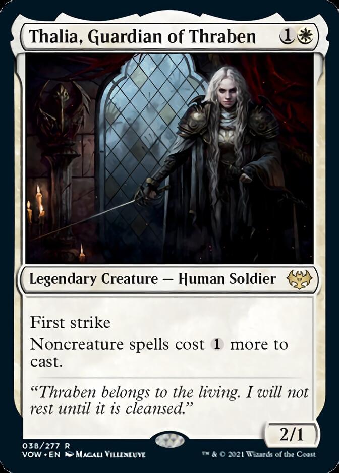 Thalia, Guardian of Thraben [Innistrad: Crimson Vow] | PLUS EV GAMES 