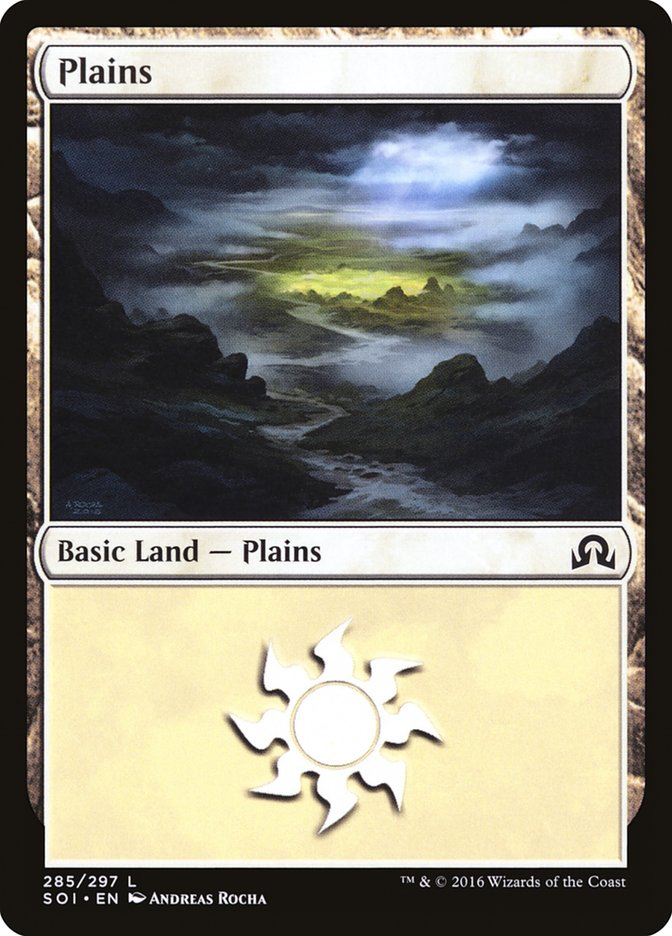 Plains (285) [Shadows over Innistrad] | PLUS EV GAMES 