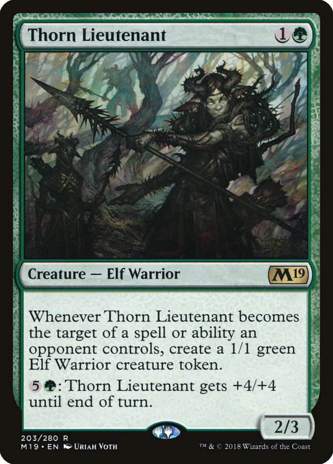 Thorn Lieutenant [Core Set 2019] | PLUS EV GAMES 