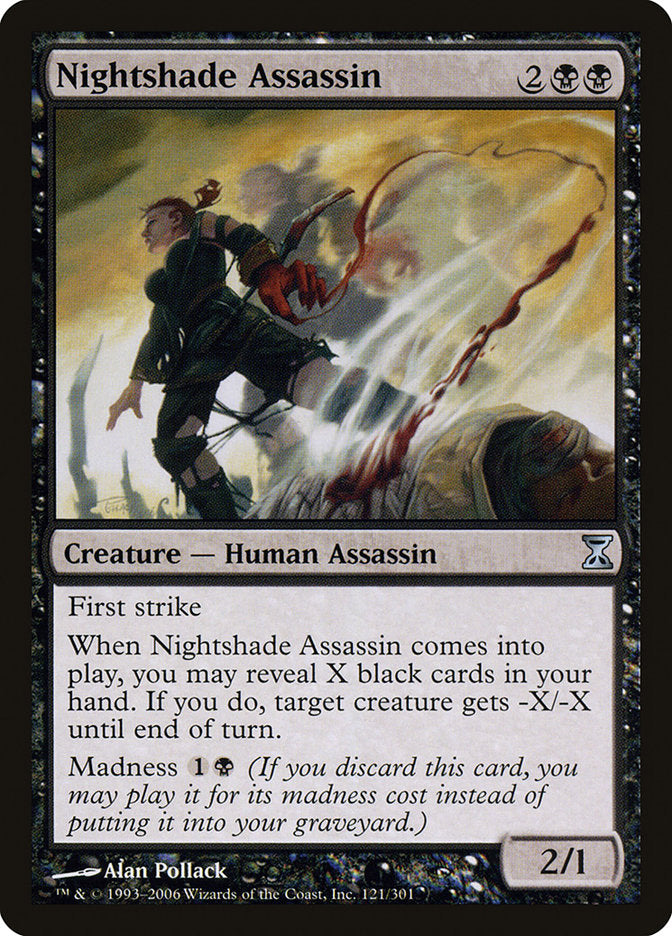 Nightshade Assassin [Time Spiral] | PLUS EV GAMES 