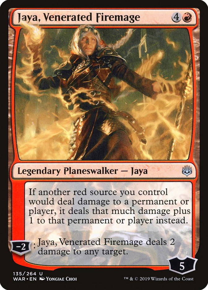Jaya, Venerated Firemage [War of the Spark] | PLUS EV GAMES 