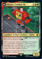 Blaster, Combat DJ // Blaster, Morale Booster [Universes Beyond: Transformers] | PLUS EV GAMES 