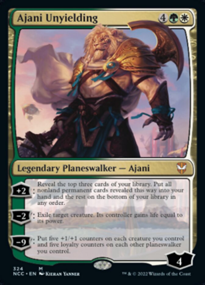 Ajani Unyielding [Streets of New Capenna Commander] | PLUS EV GAMES 