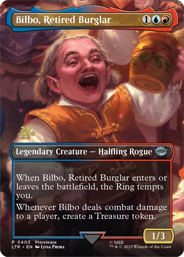 Bilbo, Retired Burglar [The Lord of the Rings: Tales of Middle-Earth Prerelease Promos] | PLUS EV GAMES 