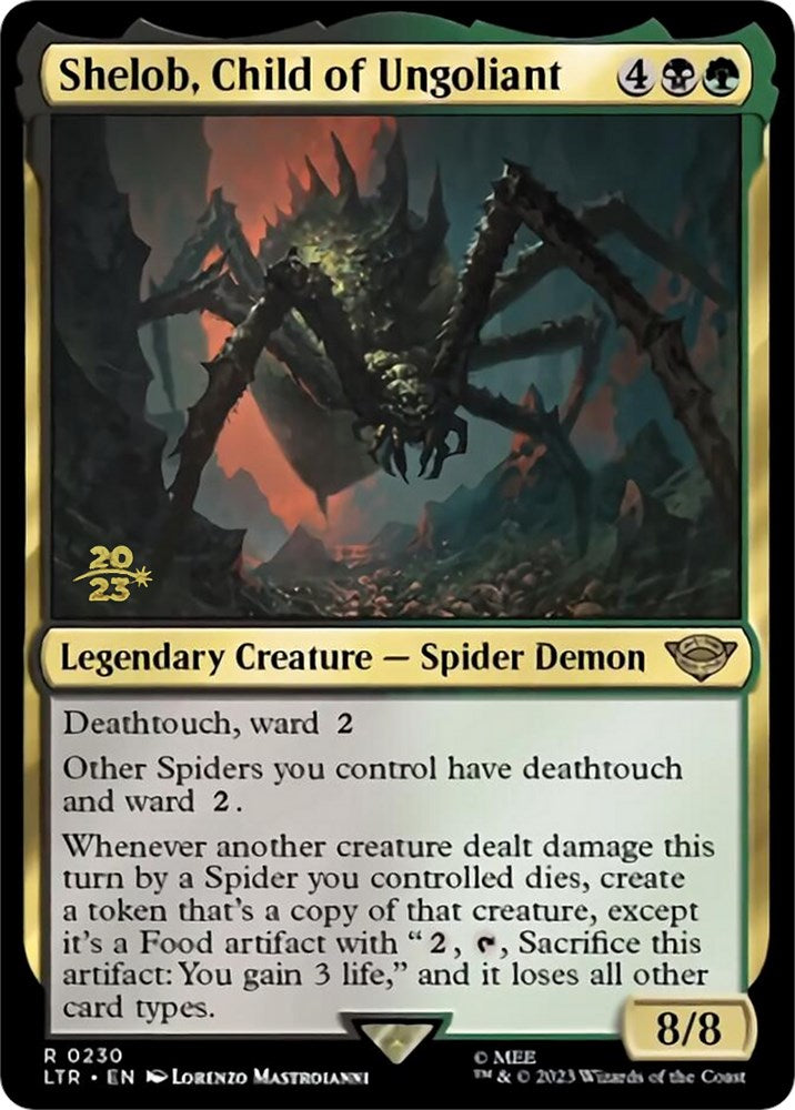 Shelob, Child of Ungoliant [The Lord of the Rings: Tales of Middle-Earth Prerelease Promos] | PLUS EV GAMES 