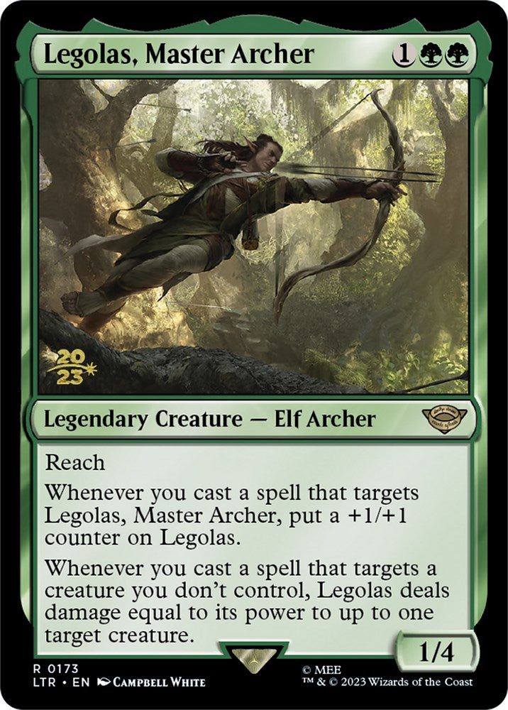 Legolas, Master Archer [The Lord of the Rings: Tales of Middle-Earth Prerelease Promos] | PLUS EV GAMES 