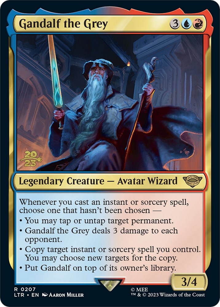 Gandalf the Grey [The Lord of the Rings: Tales of Middle-Earth Prerelease Promos] | PLUS EV GAMES 