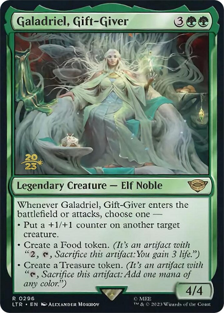 Galadriel, Gift-Giver [The Lord of the Rings: Tales of Middle-Earth Prerelease Promos] | PLUS EV GAMES 