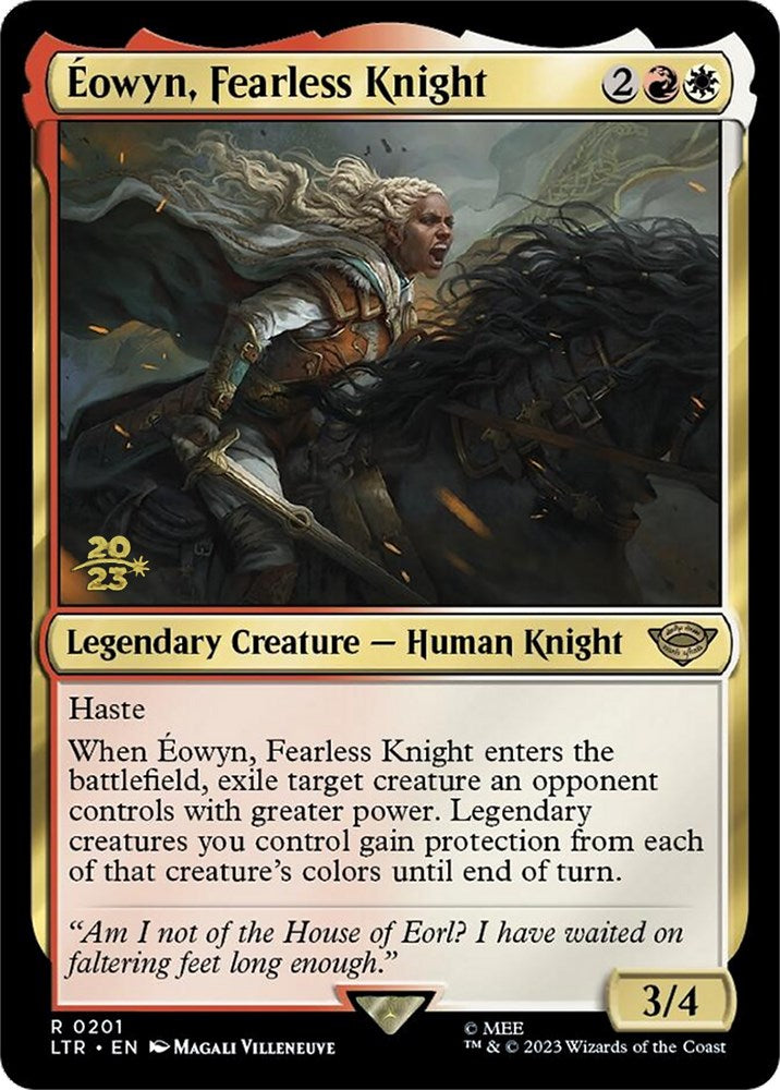 Eowyn, Fearless Knight [The Lord of the Rings: Tales of Middle-Earth Prerelease Promos] | PLUS EV GAMES 
