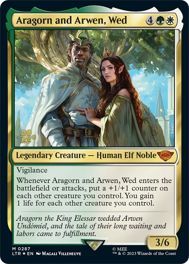 Aragorn and Arwen, Wed [The Lord of the Rings: Tales of Middle-Earth Prerelease Promos] | PLUS EV GAMES 