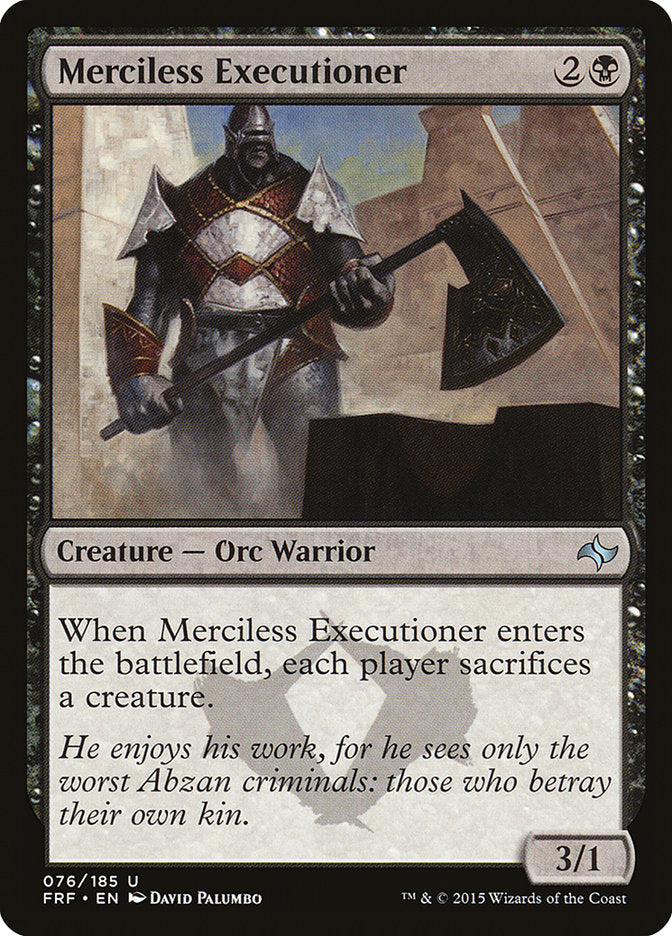 Merciless Executioner [Fate Reforged] | PLUS EV GAMES 