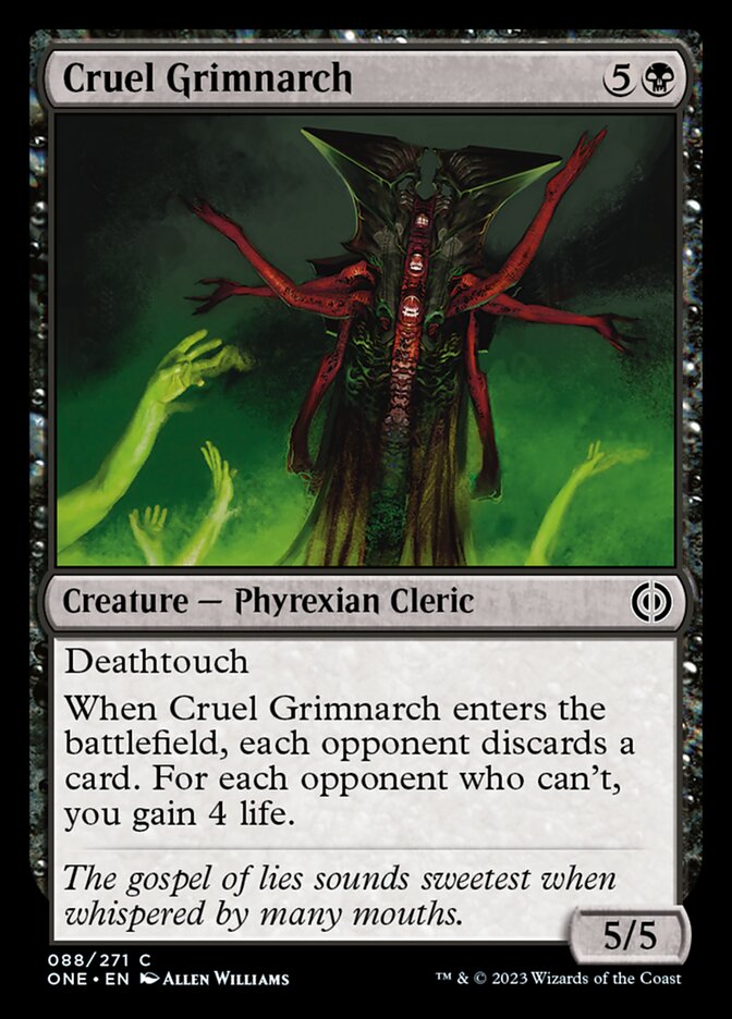 Cruel Grimnarch [Phyrexia: All Will Be One] | PLUS EV GAMES 
