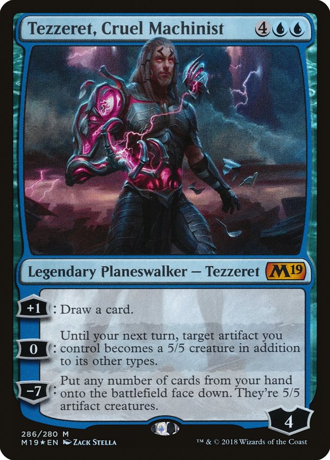 Tezzeret, Cruel Machinist [Core Set 2019] | PLUS EV GAMES 