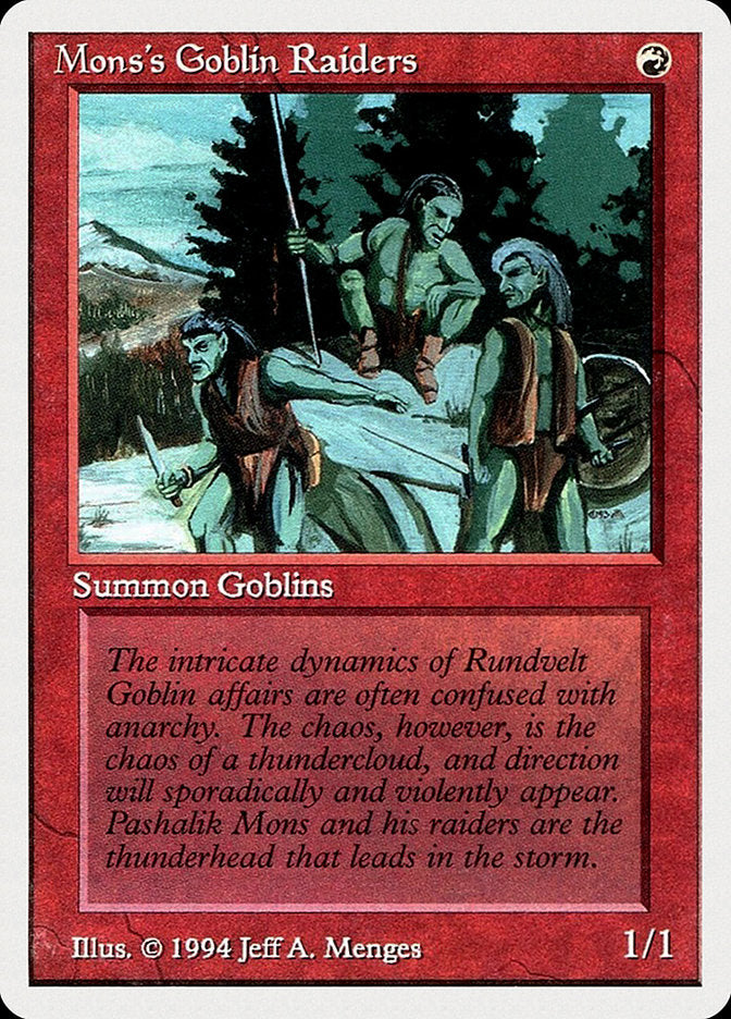 Mons's Goblin Raiders [Summer Magic / Edgar] | PLUS EV GAMES 