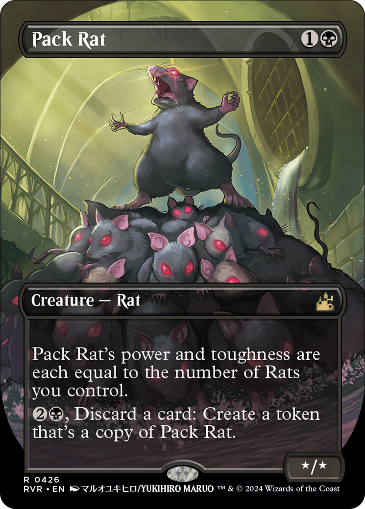 Pack Rat (Anime Borderless) [Ravnica Remastered] | PLUS EV GAMES 