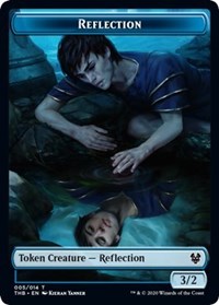 Reflection // Satyr Double-sided Token [Theros Beyond Death Tokens] | PLUS EV GAMES 