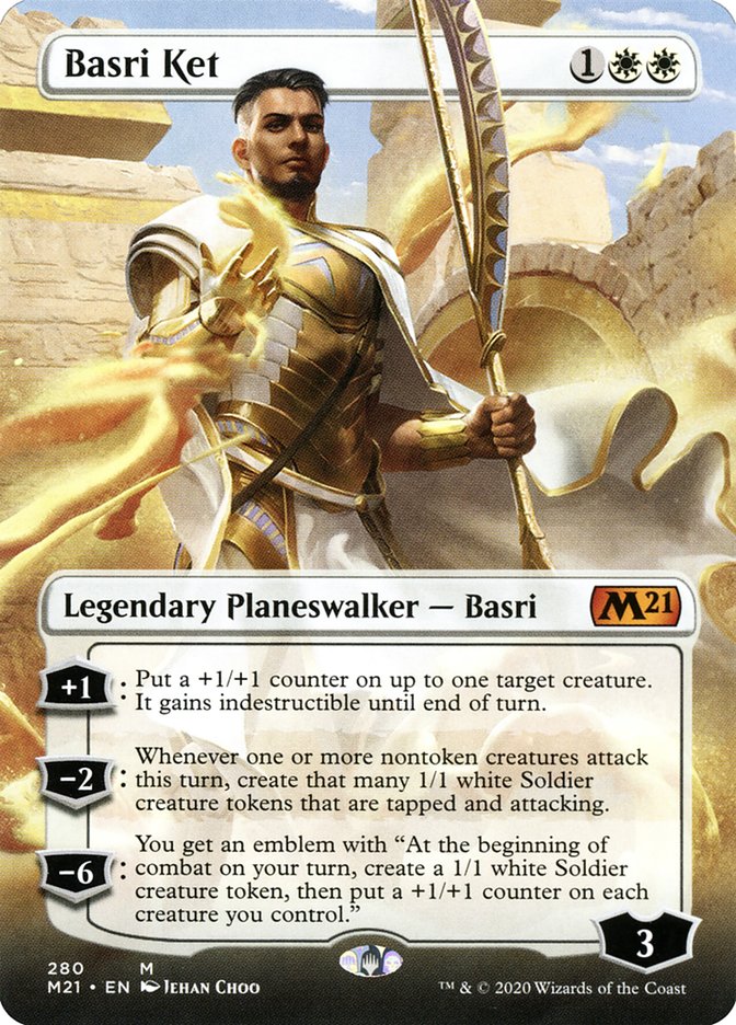 Basri Ket (Borderless) [Core Set 2021] | PLUS EV GAMES 