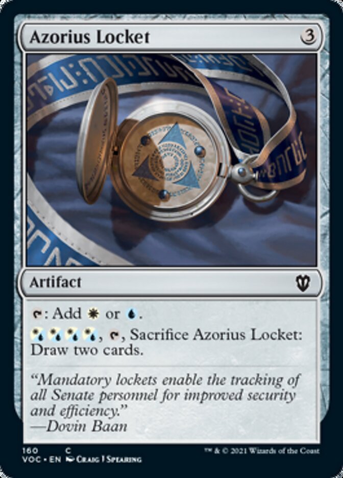 Azorius Locket [Innistrad: Crimson Vow Commander] | PLUS EV GAMES 