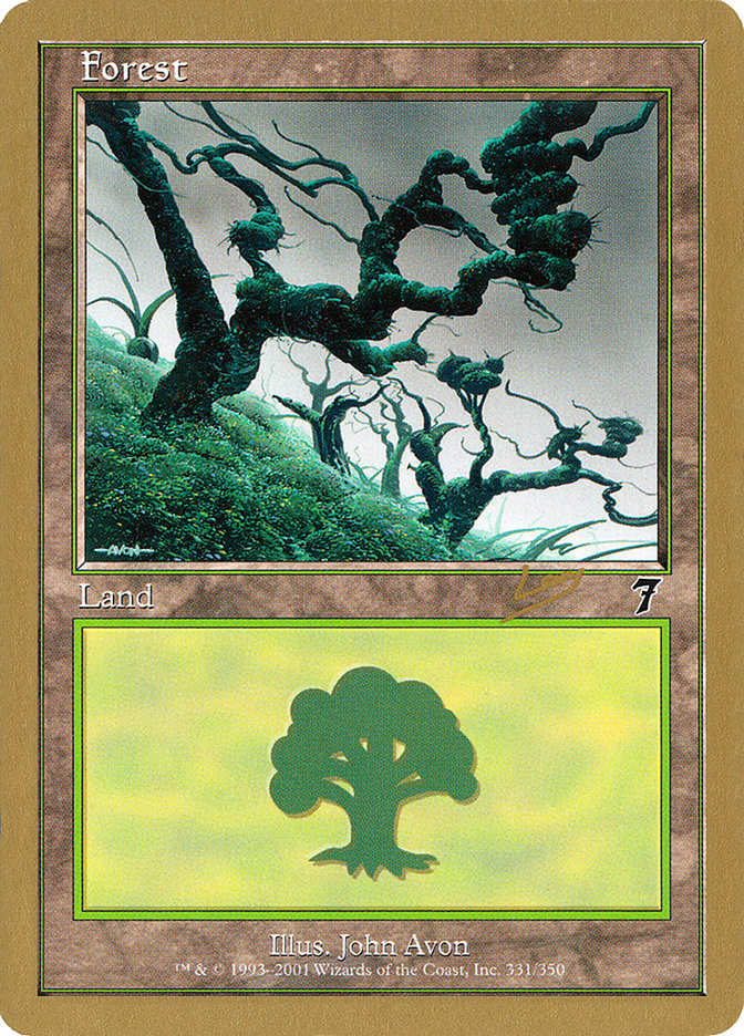 Forest (rl331) (Raphael Levy) [World Championship Decks 2002] | PLUS EV GAMES 