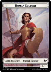 Human Soldier // Zombie (0013) Double-Sided Token [Commander Masters Tokens] | PLUS EV GAMES 