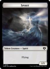 Spirit (0010) // Satyr Double-Sided Token [Commander Masters Tokens] | PLUS EV GAMES 