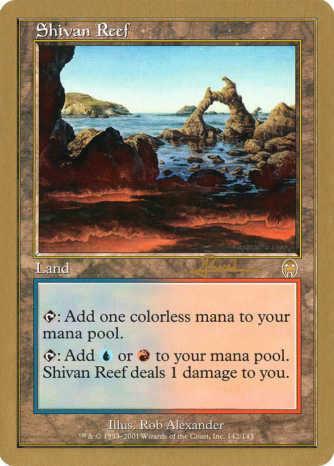 Shivan Reef (Antoine Ruel) [World Championship Decks 2001] | PLUS EV GAMES 