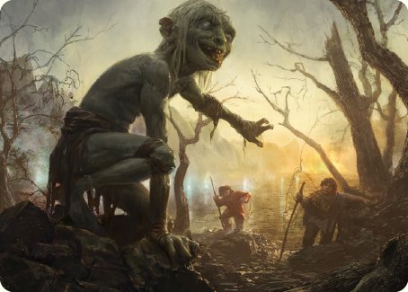 Smeagol, Helpful Guide Art Card [The Lord of the Rings: Tales of Middle-earth Art Series] | PLUS EV GAMES 