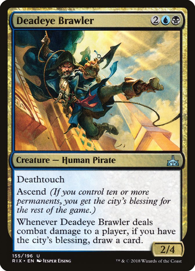 Deadeye Brawler [Rivals of Ixalan] | PLUS EV GAMES 