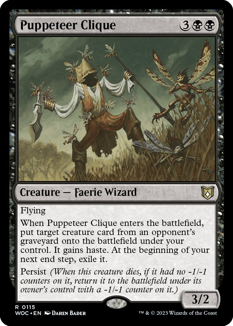 Puppeteer Clique [Wilds of Eldraine Commander] | PLUS EV GAMES 