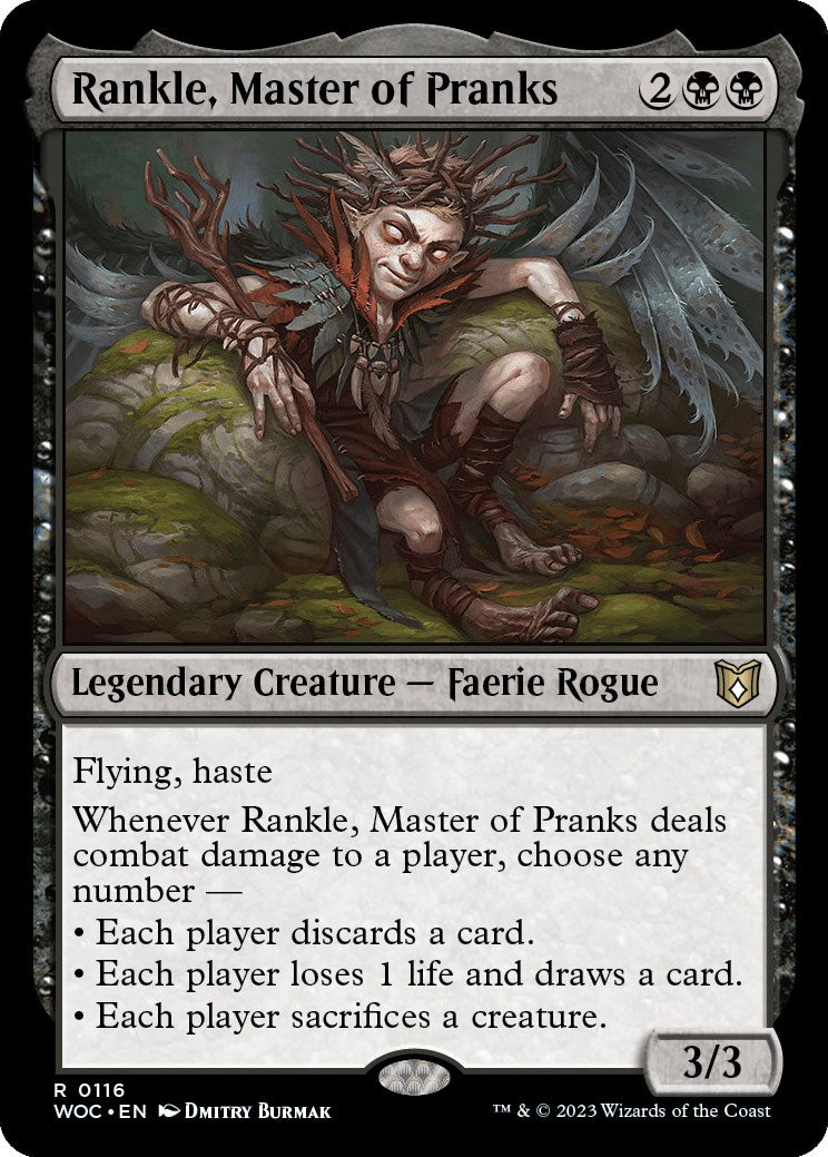 Rankle, Master of Pranks [Wilds of Eldraine Commander] | PLUS EV GAMES 