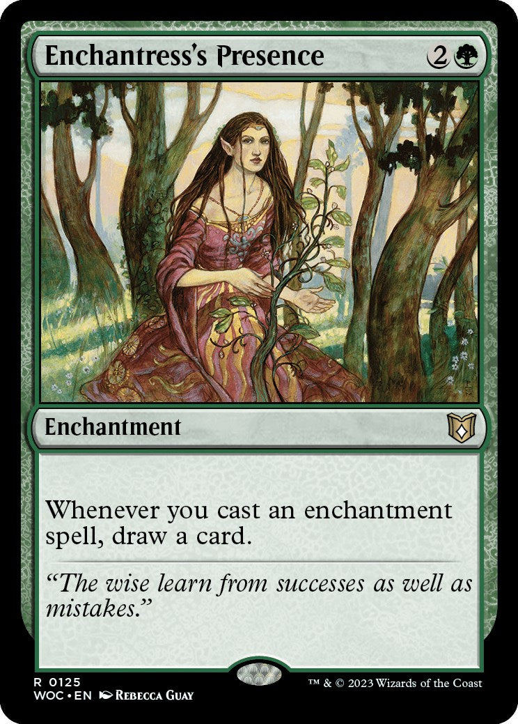 Enchantress's Presence [Wilds of Eldraine Commander] | PLUS EV GAMES 