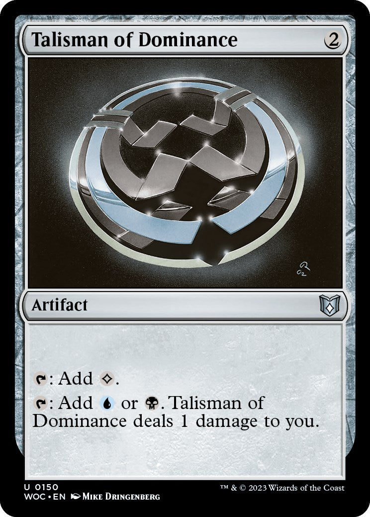 Talisman of Dominance [Wilds of Eldraine Commander] | PLUS EV GAMES 