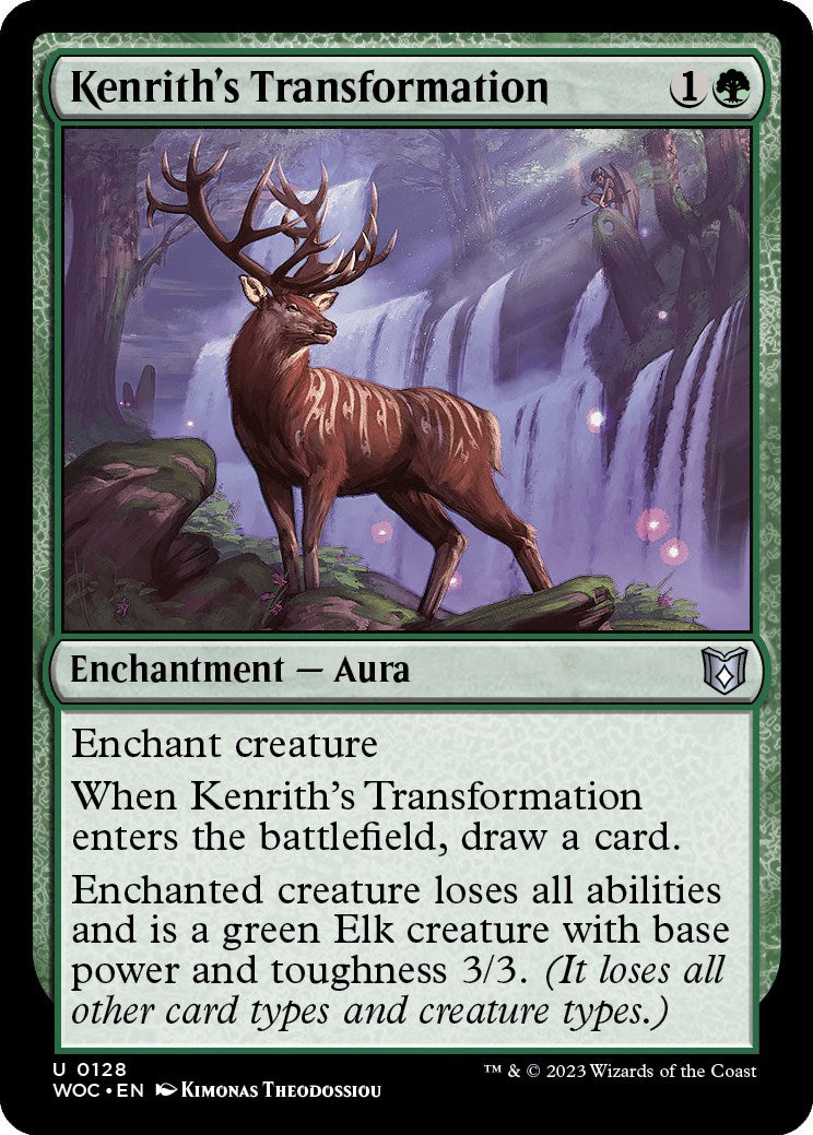 Kenrith's Transformation [Wilds of Eldraine Commander] | PLUS EV GAMES 