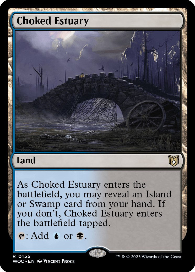 Choked Estuary [Wilds of Eldraine Commander] | PLUS EV GAMES 