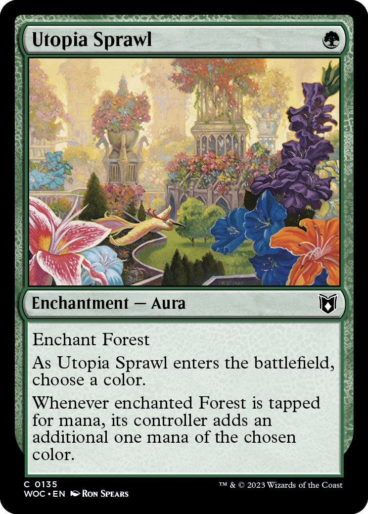 Utopia Sprawl [Wilds of Eldraine Commander] | PLUS EV GAMES 