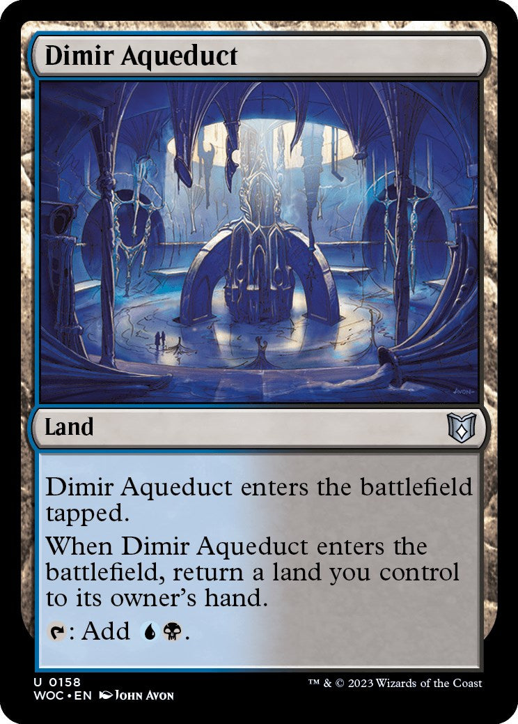 Dimir Aqueduct [Wilds of Eldraine Commander] | PLUS EV GAMES 