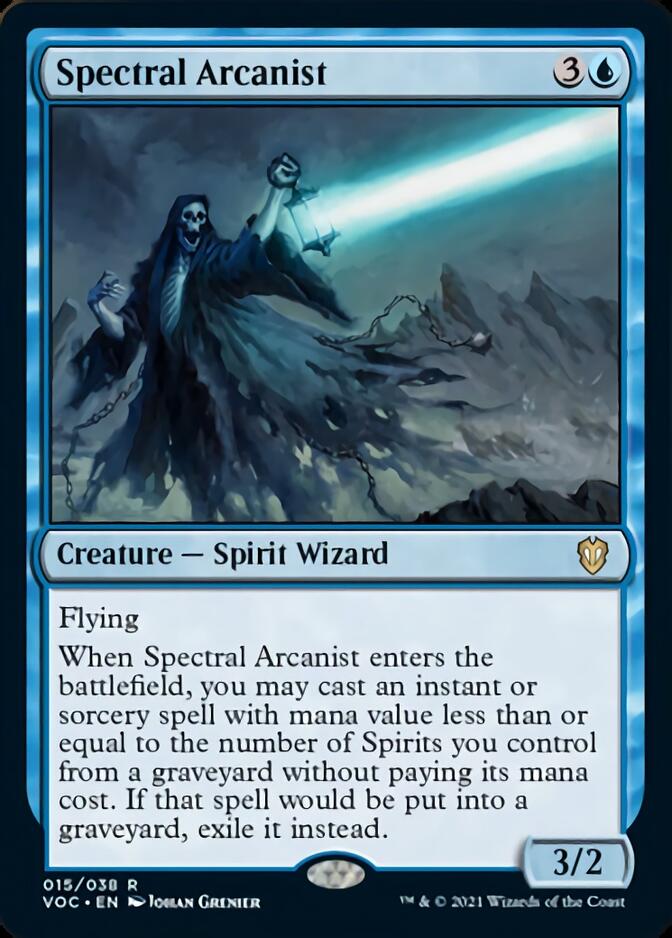 Spectral Arcanist [Innistrad: Crimson Vow Commander] | PLUS EV GAMES 