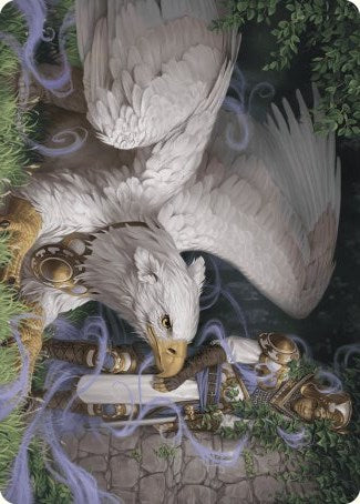 Dutiful Griffin Art Card [Wilds of Eldraine Art Series] | PLUS EV GAMES 