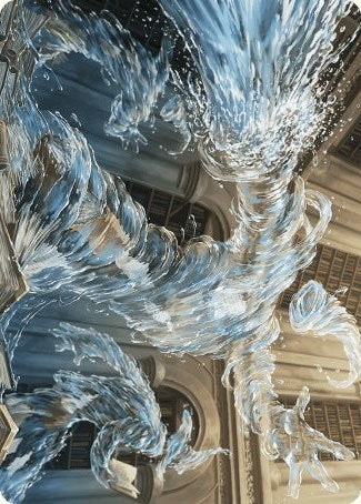 Splashy Spellcaster Art Card [Wilds of Eldraine Art Series] | PLUS EV GAMES 