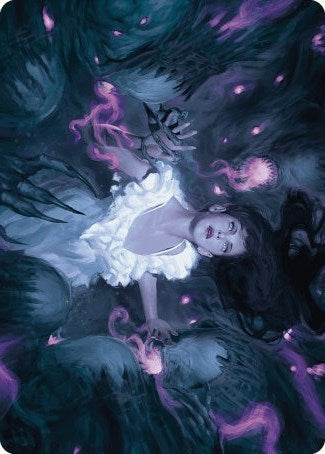 Neva, Stalked by Nightmares Art Card [Wilds of Eldraine Art Series] | PLUS EV GAMES 