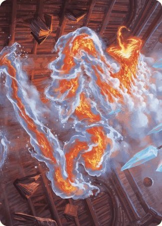 Scalding Viper Art Card [Wilds of Eldraine Art Series] | PLUS EV GAMES 